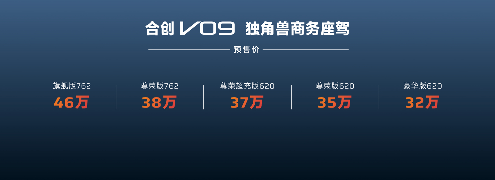 合创V09正式开启预售，10月13日交付